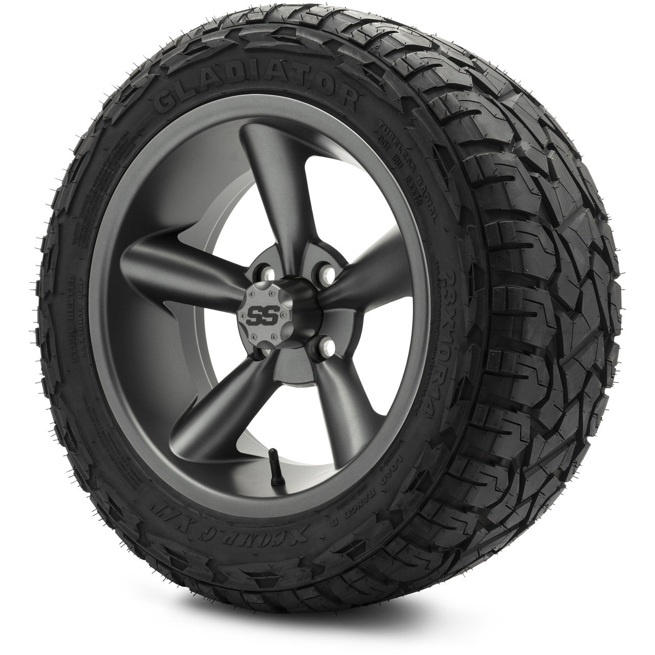 MODZ® 14" Godfather Gunmetal - Lifted Tires and Wheels Combo