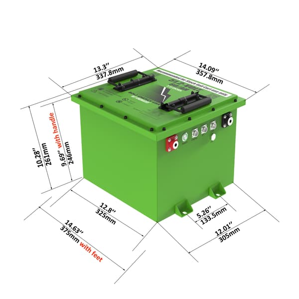 Bolt Energy Lithium Yamaha G29, Drive, Drive2, 51V 105AH Professional Lithium Battery Kit