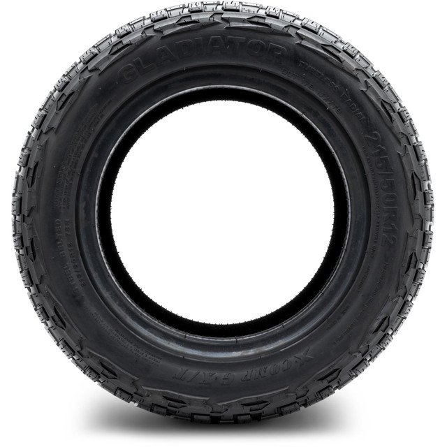 Xcomp® Gladiator 215x50-R12 Steel Belt Radial Golf Cart Tire