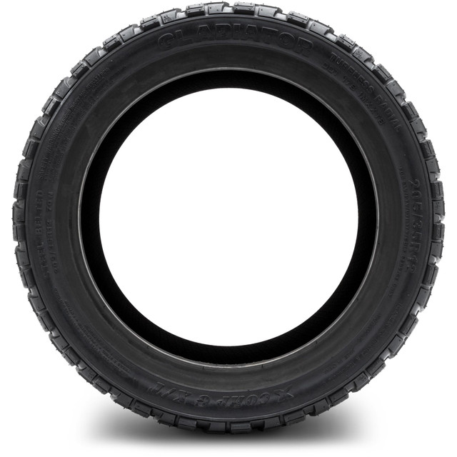 Xcomp® Gladiator 205x35-R12 Steel Belt Radial Golf Cart Tire