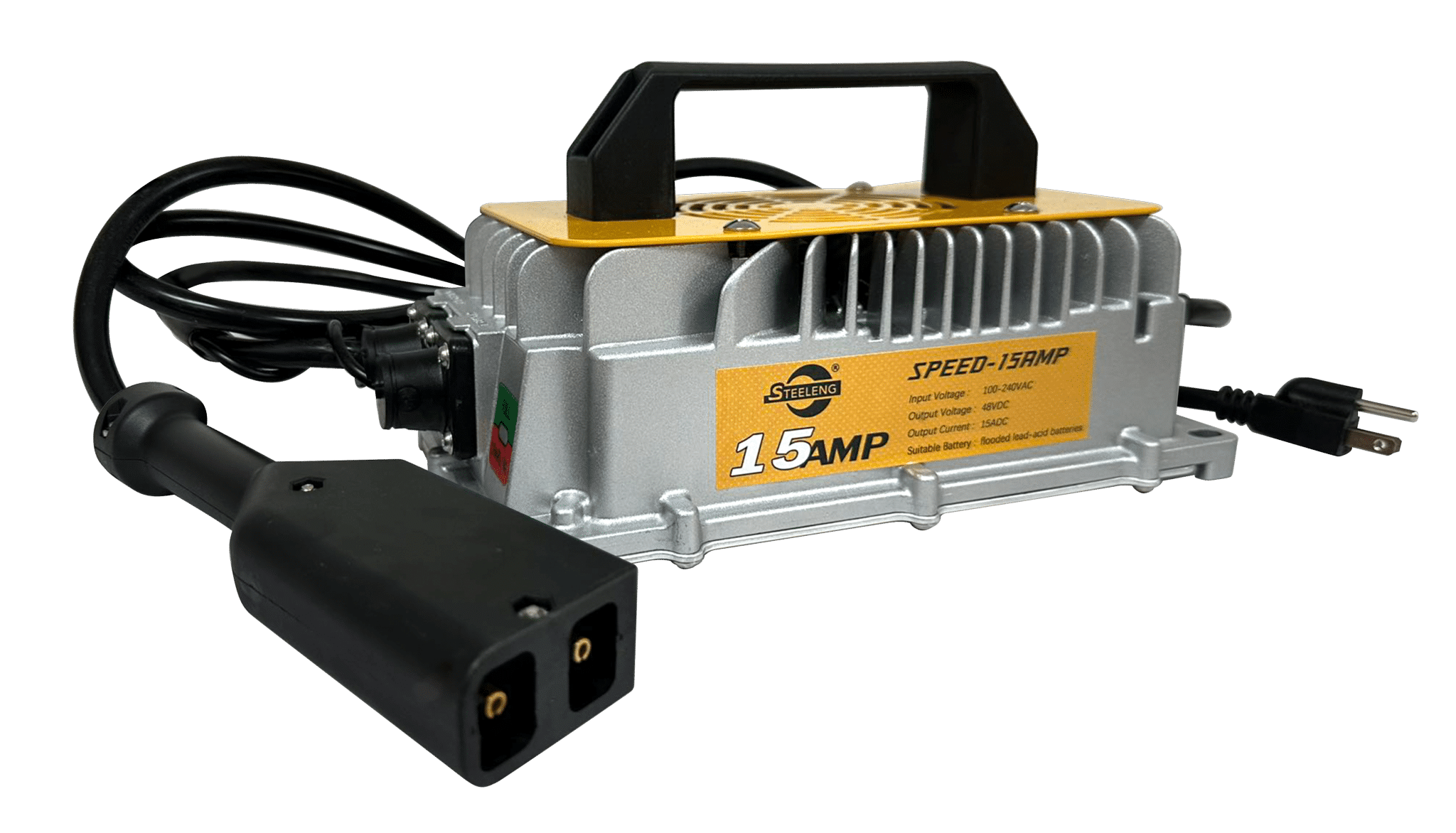 CHEZ02 – STEELENG 36V Charger EZGO TXT and RXV 15AMP