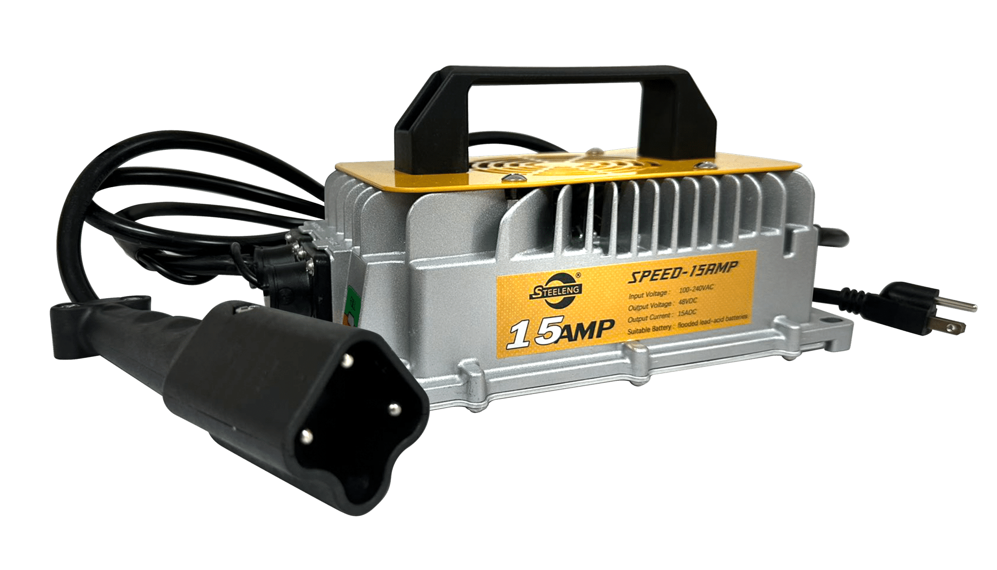 CHYM02 – STEELENG 48V Charger Yamaha G29 (Drive) and Drive 2 (15AMP)