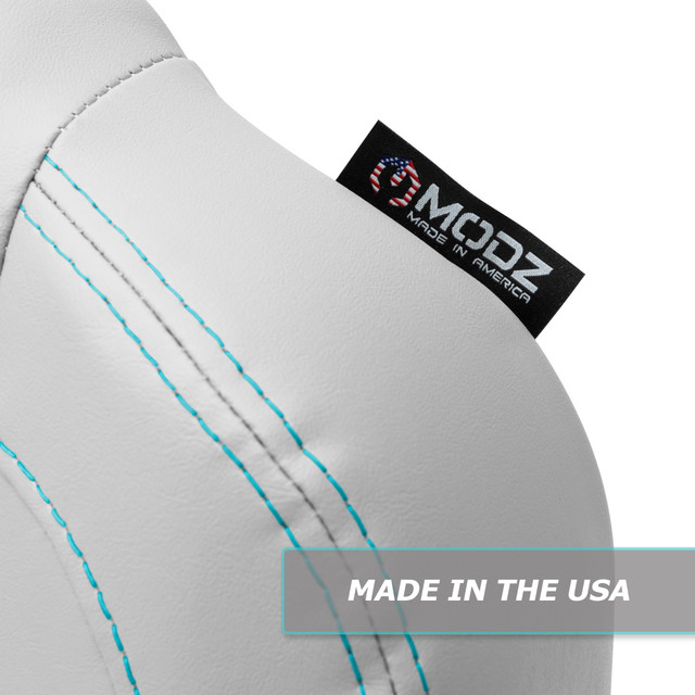 MODZ® RSC1 Top Stitch Rear Seat Cushion - White