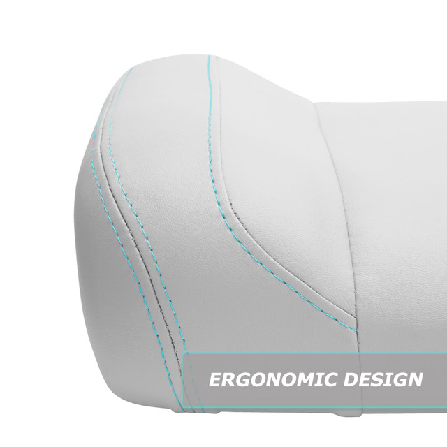 MODZ® RSC1 Top Stitch Rear Seat Cushion - White