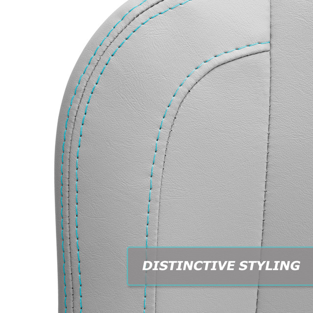 MODZ® RSC1 Top Stitch Rear Seat Cushion - White