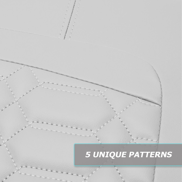 MODZ® RSC1 Top Stitch Rear Seat Cushion - White