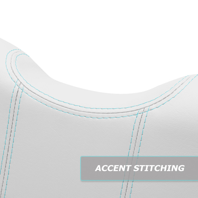 MODZ® RSC1 Top Stitch Rear Seat Cushion - White