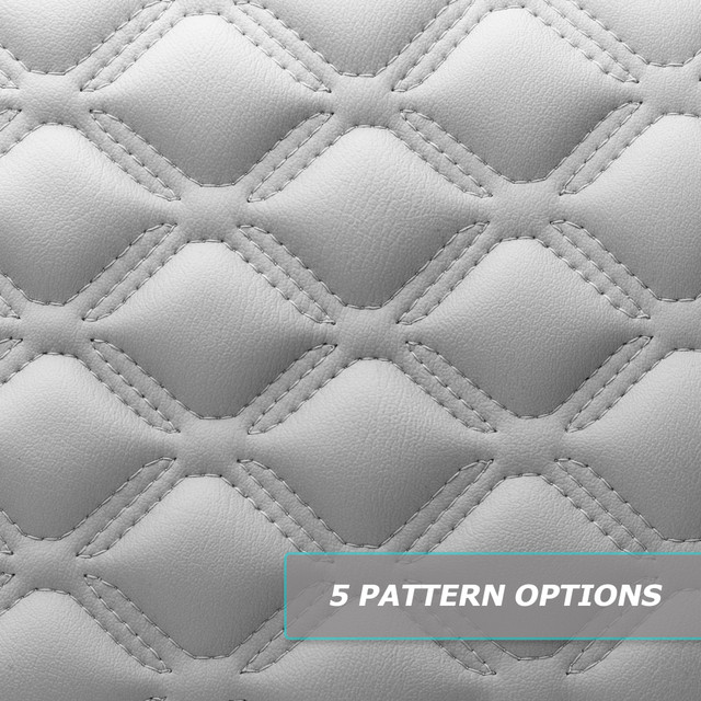 MODZ® Flip4 RS Custom Golf Cart Rear Seat Kit - Gray - Choose Pattern and Accent Colors