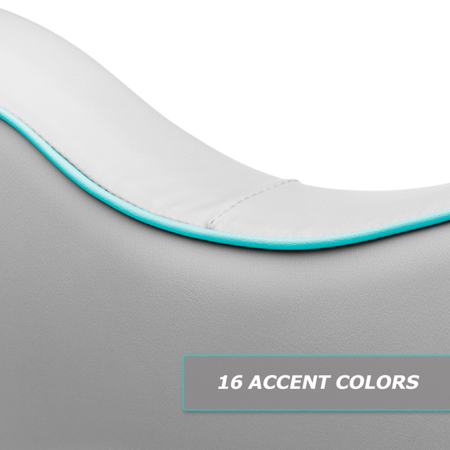 MODZ® Flip4 RS Custom Golf Cart Rear Seat Kit - Gray - Choose Pattern and Accent Colors