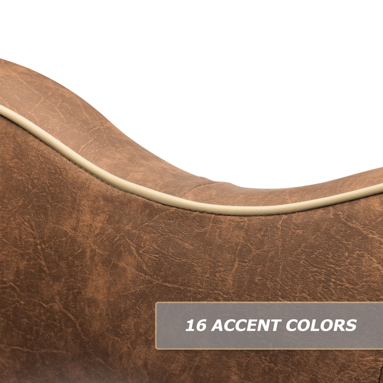 MODZ® Flip4 RS Custom Golf Cart Rear Seat Kit - Brown - Choose Pattern and Accent Colors