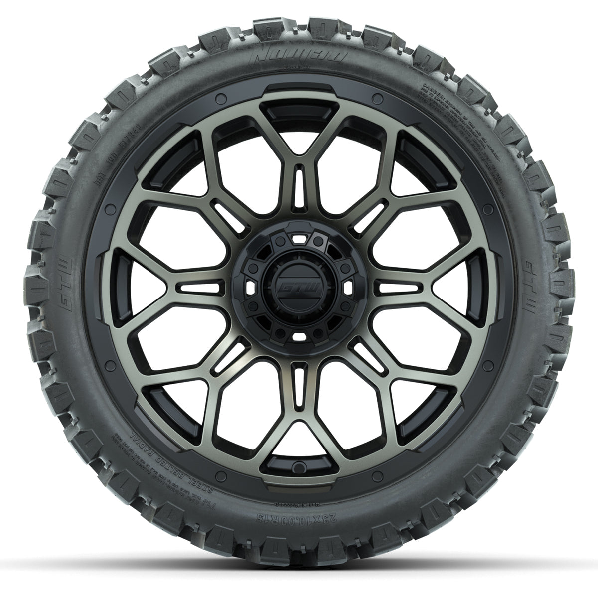 15-Inch GTW Bravo Bronze Wheels with 23' GTW Nomad All-Terrain Tires (Set of 4)