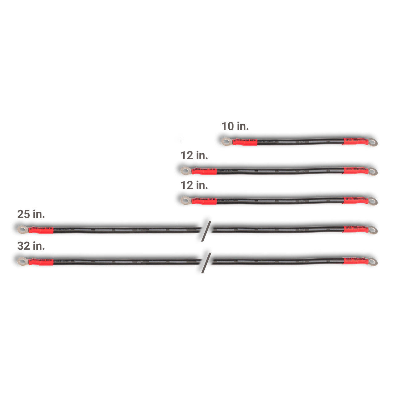 MODZ® EZGO 4-Gauge Complete Battery Cable Set