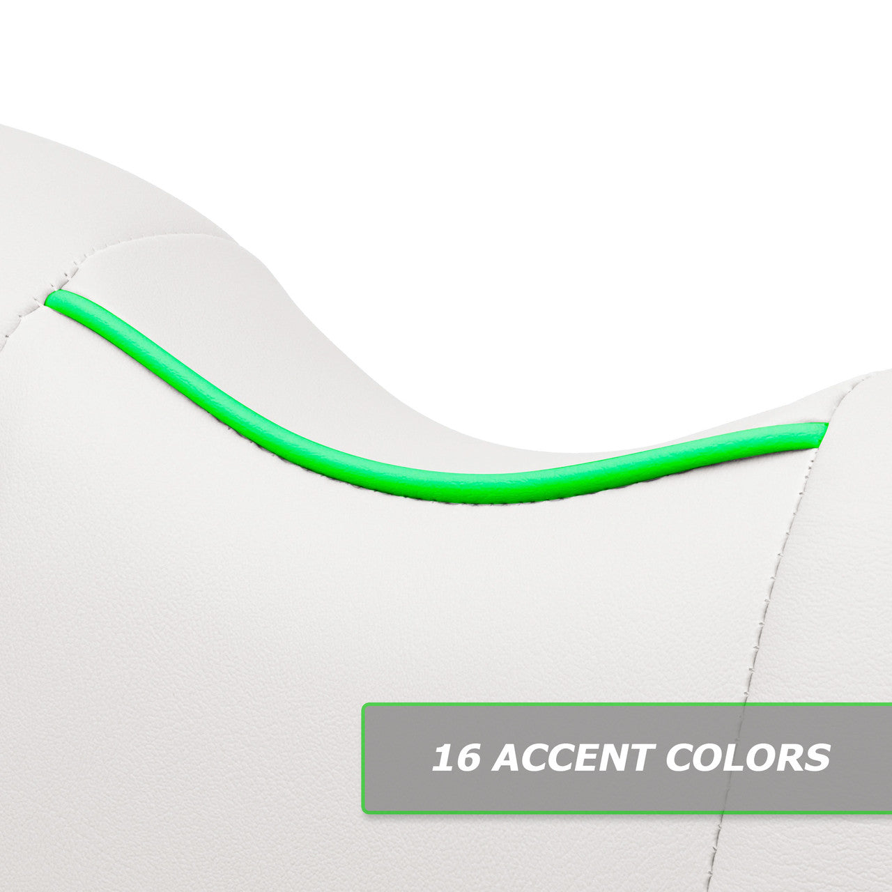 MODZ® FS1 Custom Front Seat - White Base - Choose Pattern and Accent Colors