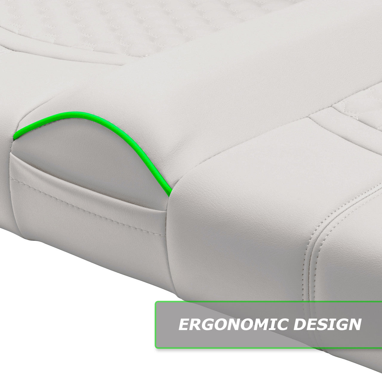 MODZ® FS1 Custom Front Seat - White Base - Choose Pattern and Accent Colors