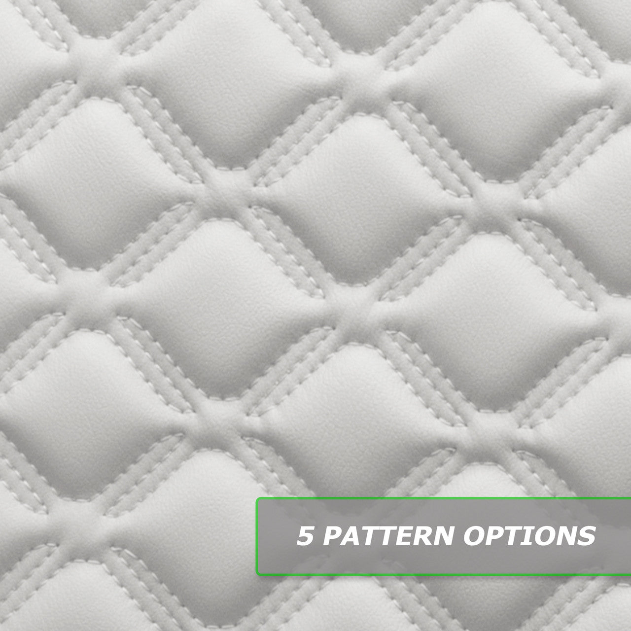 MODZ® FS1 Custom Front Seat - White Base - Choose Pattern and Accent Colors