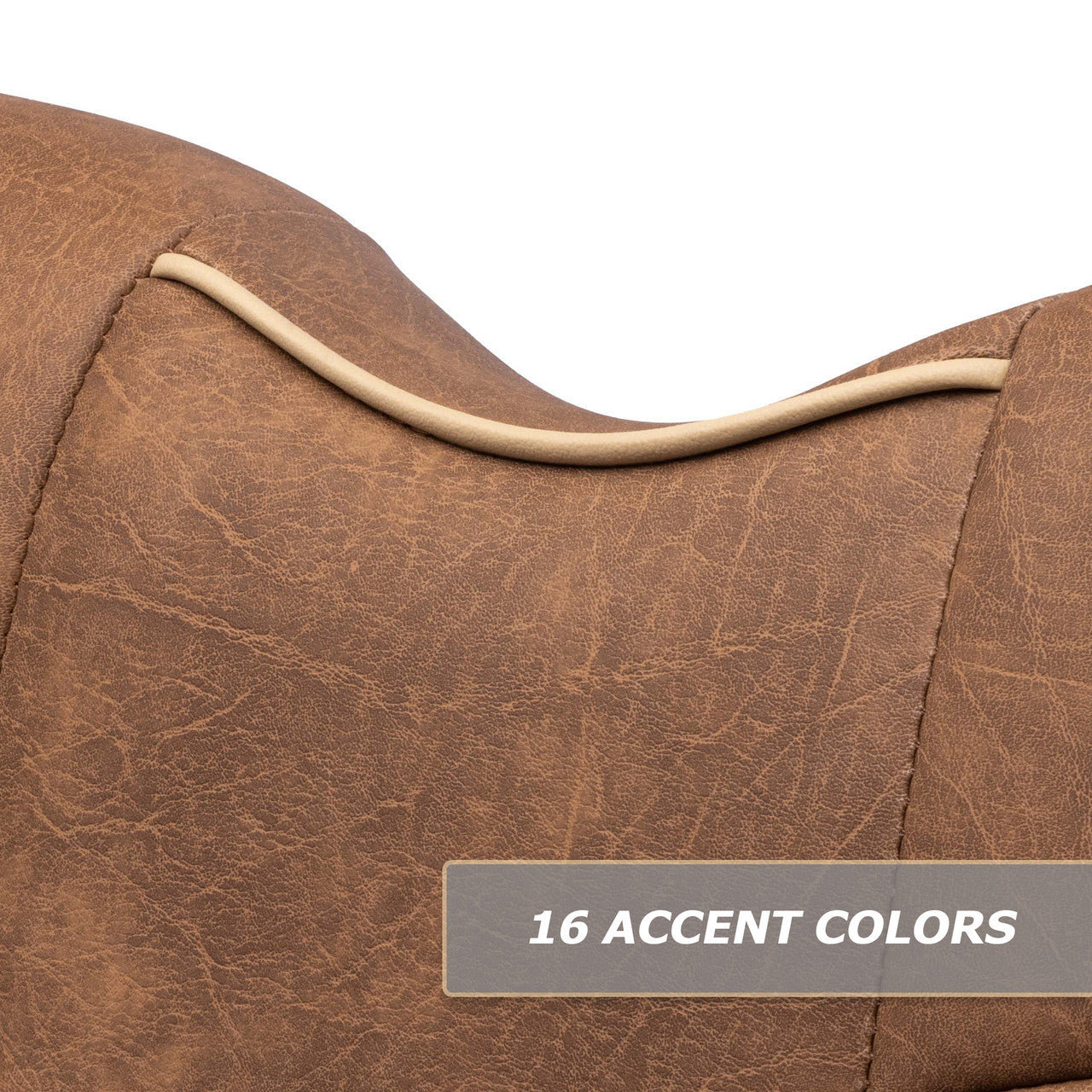 MODZ® FS1 Custom Front Seat - Brown Base - Choose Pattern and Accent Colors