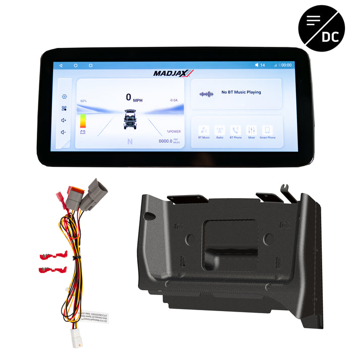 MadJax Kinect Display Screen Kit for D/C motor Club Car Precedent/Tempo/Onward with Lead Acid Battery Setup
