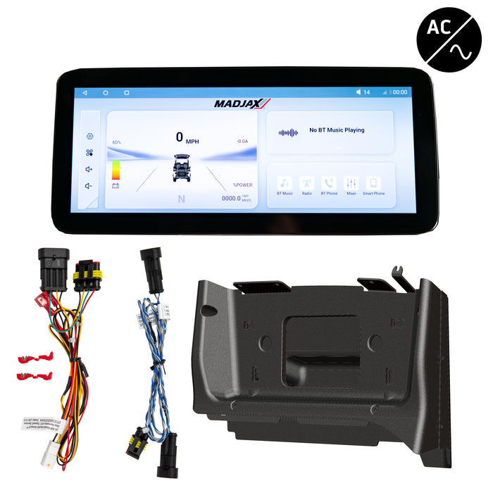 MadJax Kinect Display Screen Kit for A/C motor Club Car Precedent/Tempo/Onward with Eco Battery Setup