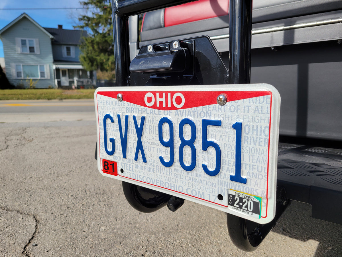 Evolution License Plate Mount