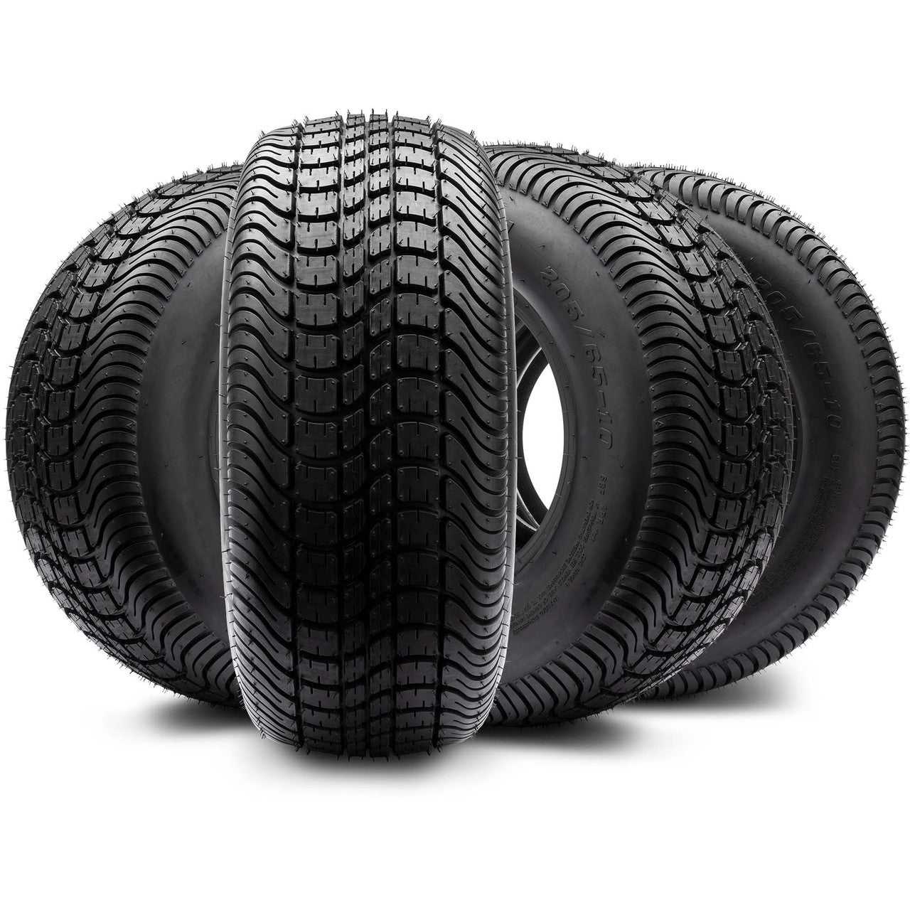 Arisun 205/65-10 DOT Street/Golf Tires Set of 4