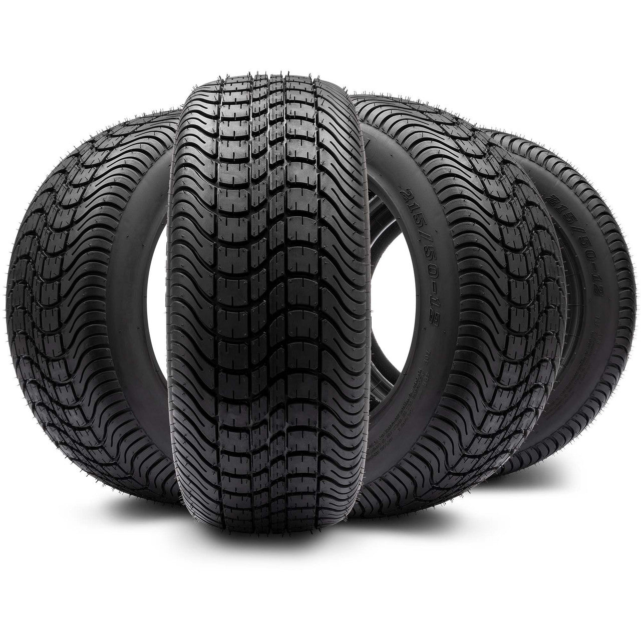 Arisun 215/50-12 DOT Low Profile Street/Golf Tires Set of 4