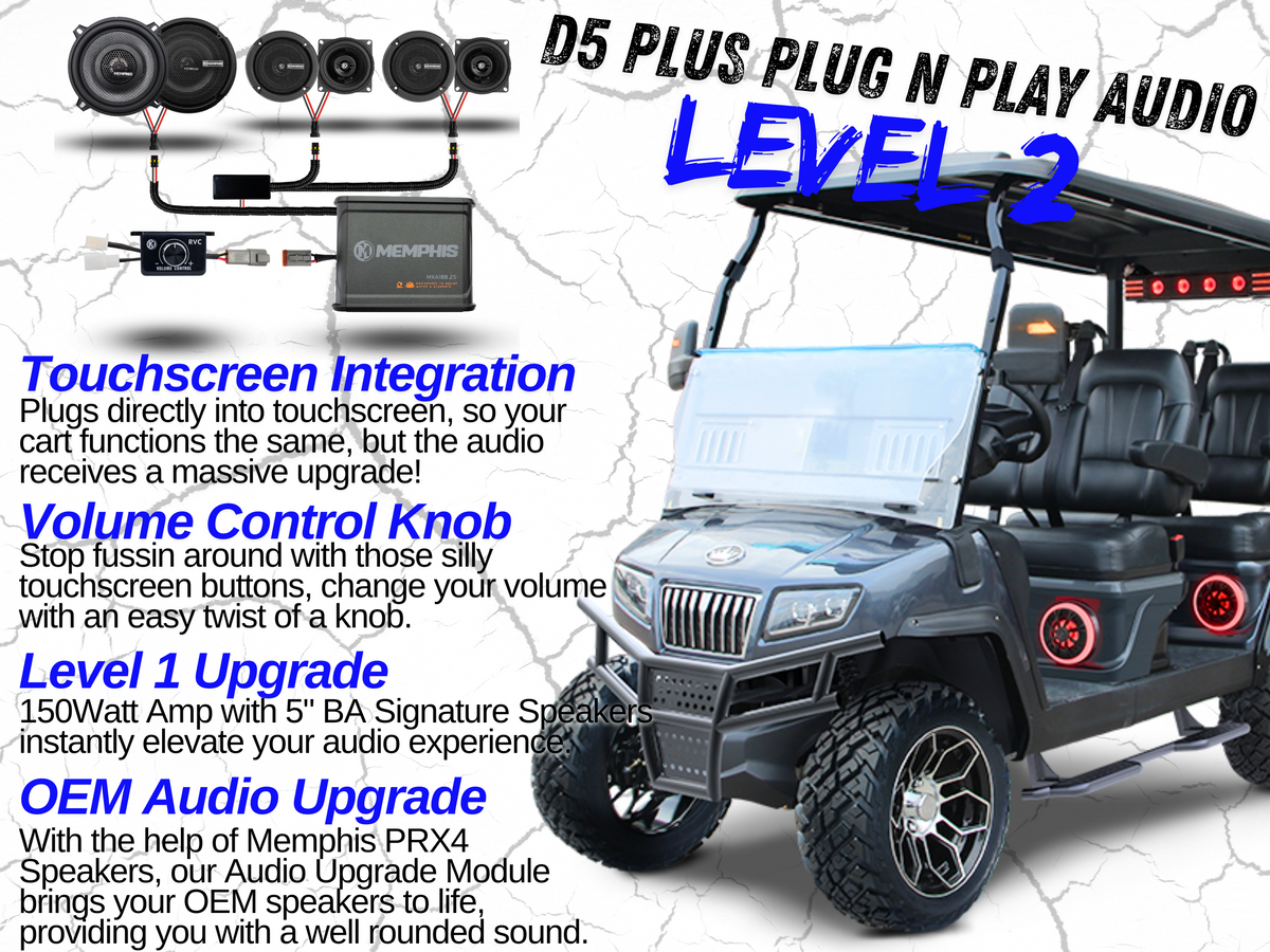 Level 2 - D5 Plus 6 Channel - Plug N Play Audio System