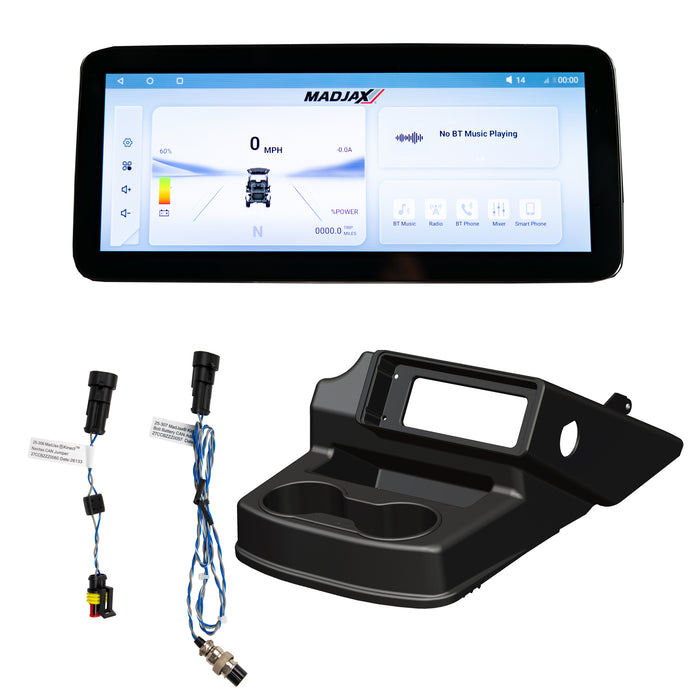 MadJax Kinect Display Screen Kit for A/C motor EZGO RXV with Bolt Battery Setup and Navitas TAC2 Controller