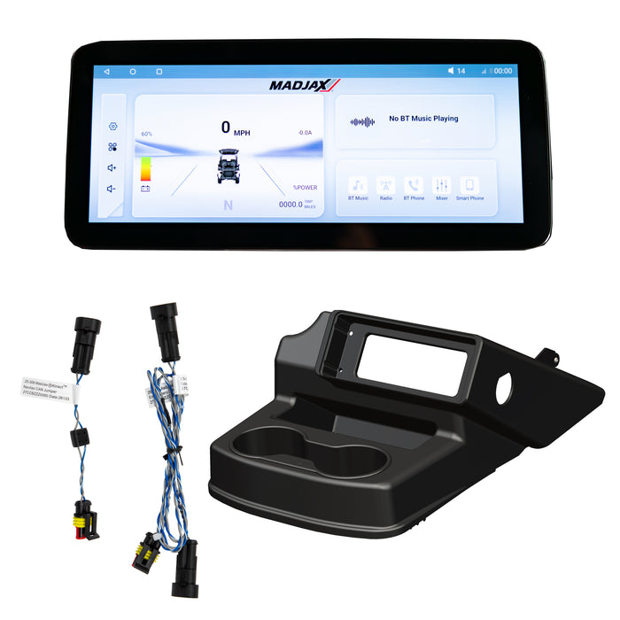 MadJax Kinect Display Screen Kit for A/C motor EZGO RXV with Eco Battery Setup and Navitas TAC2 Controller