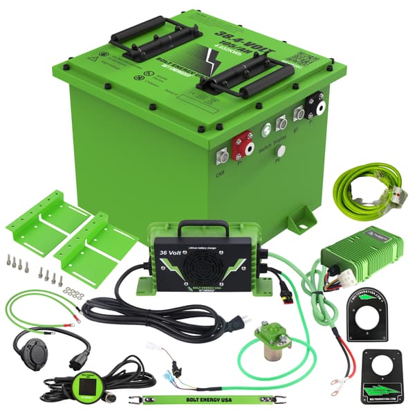 Bolt Energy Lithium EZGO TXT 36V, 38V 105AH Standard Lithium Battery Kit