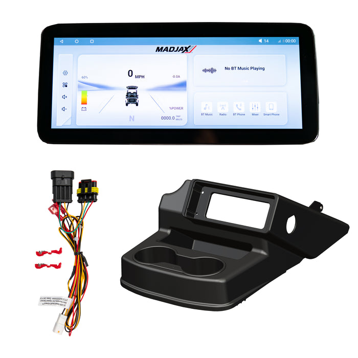 MadJax Kinect Display Screen Kit for A/C motor EZGO RXV with Lead Acid Battery Setup
