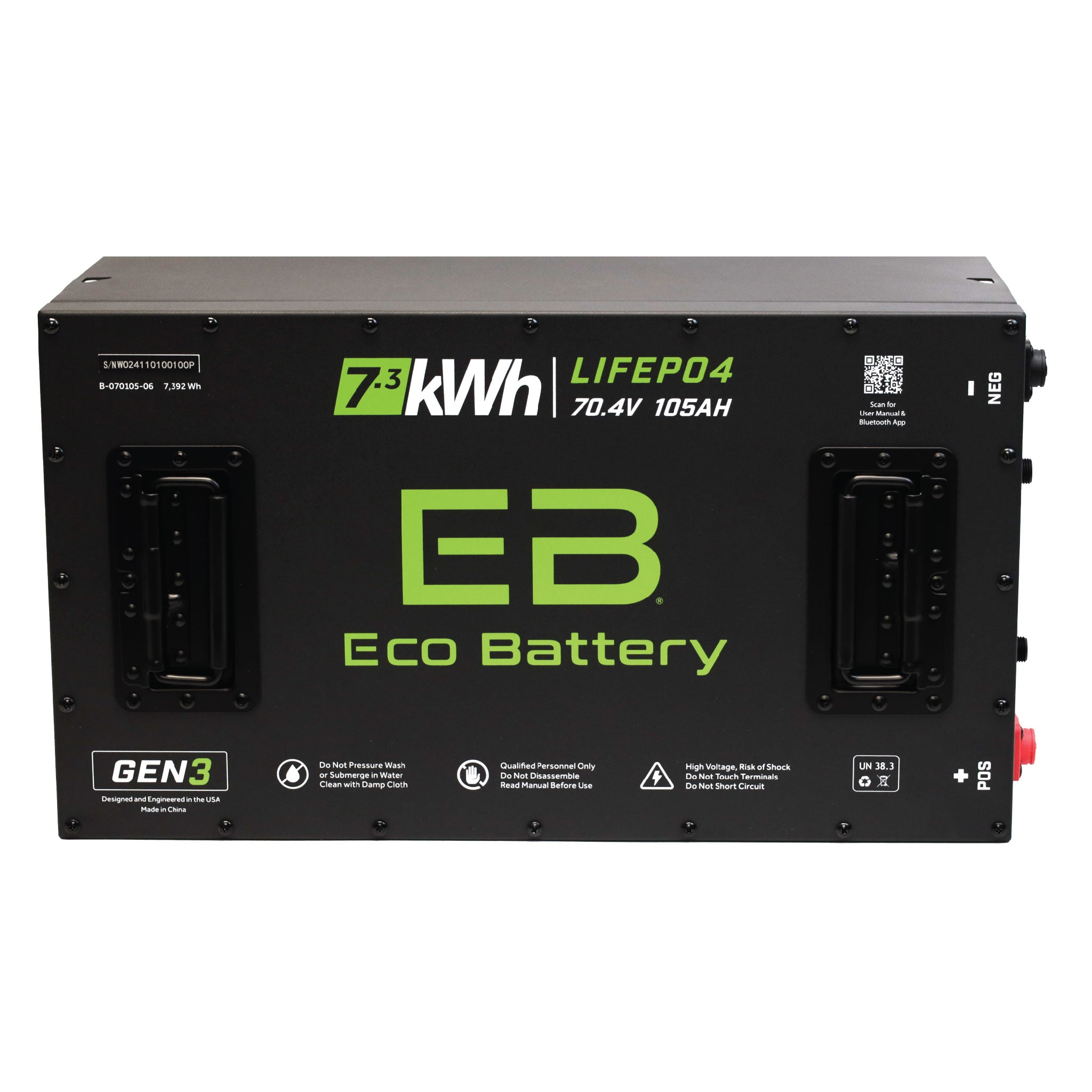 70V 105AH Battery Bundle / Epic EV (3 x 3 Factory Battery Tray)