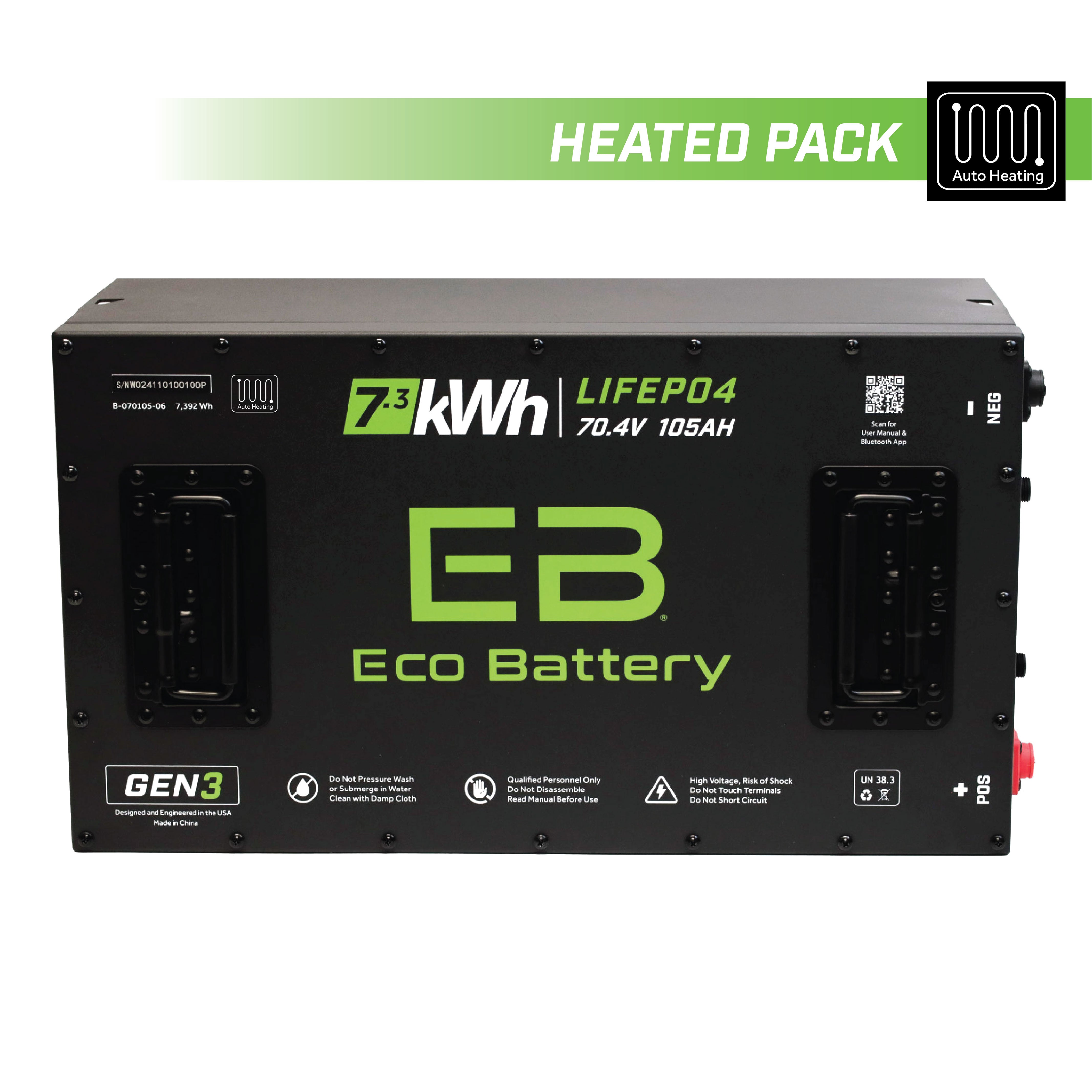 70V 105AH Battery Bundle / ICON EV / 2021-23 (ICON MCU)