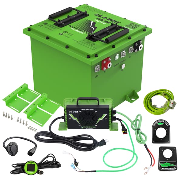 Bolt Energy Lithium Club Car DS 36V, 38V 105AH Standard Battery Kit