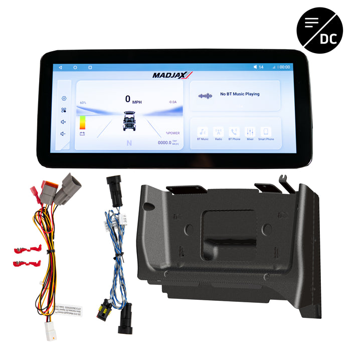 MadJax Kinect Display Screen Kit for D/C motor Club Car Precedent/Tempo/Onward with Eco Battery Setup