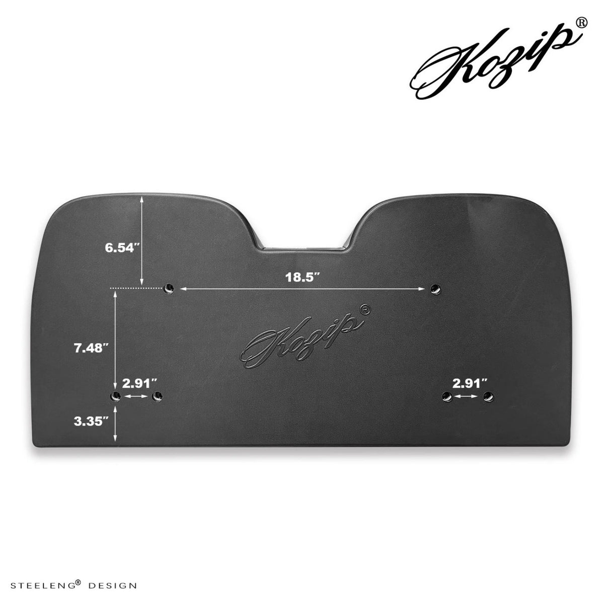 Kozip Aeris Front Seat Cushion Set – Club Car Precedent/Tempo/Onward, Brown/Black