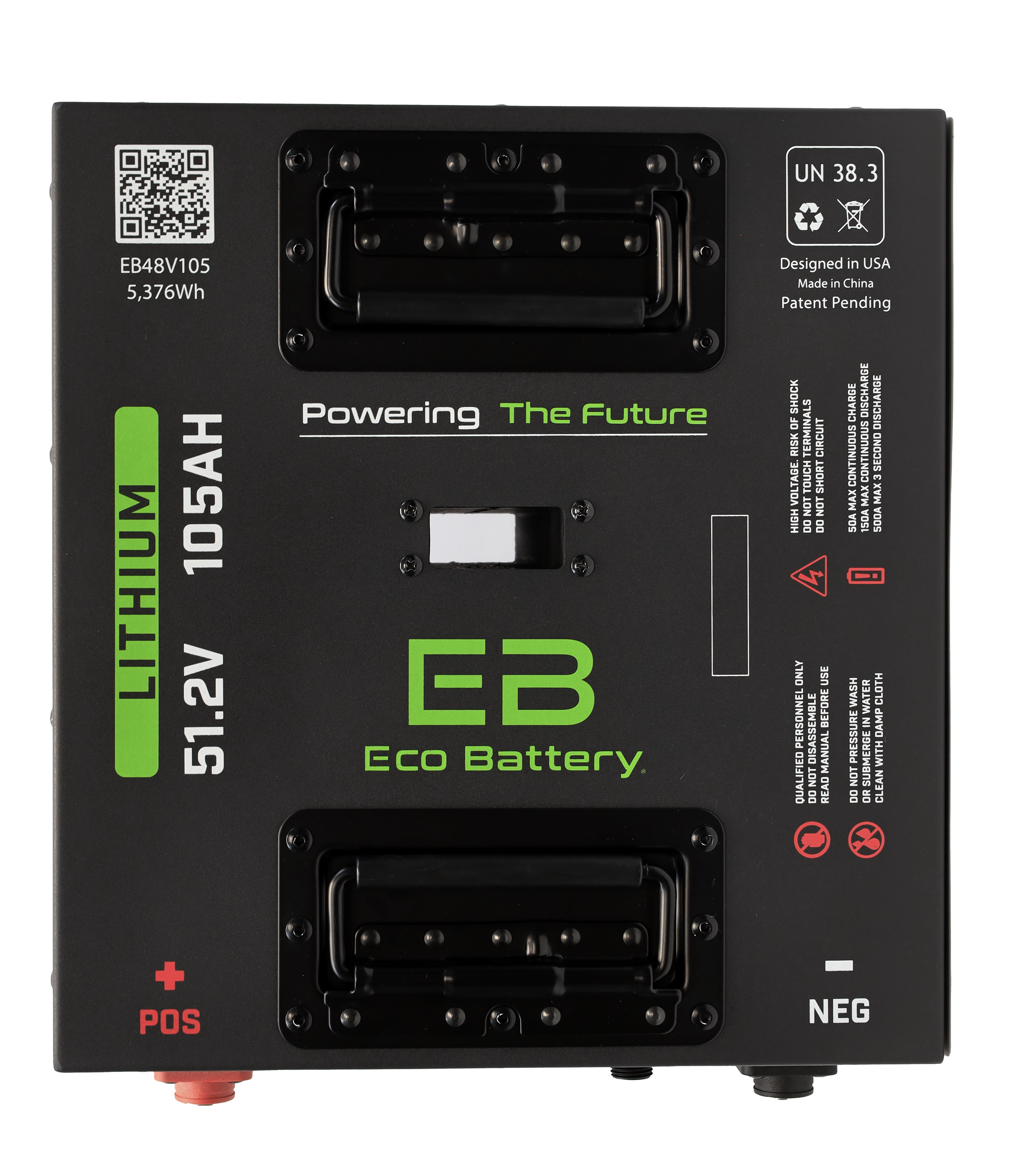 51V 105AH Thru-Hole Battery Bundle / Evolution (9-Pin Harness)