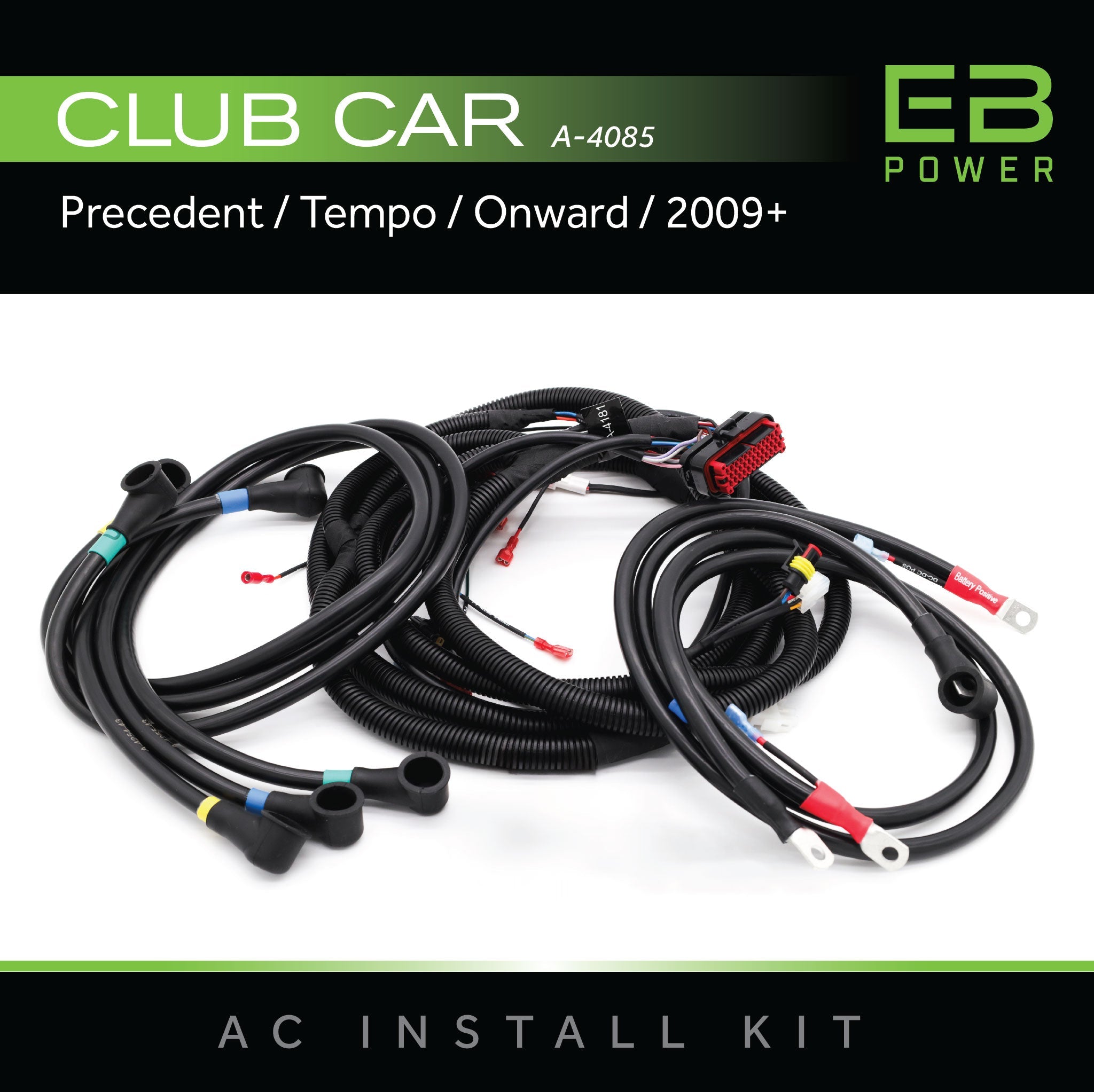 EB Power AC Kit / 450A + 4kW / Club Car Precedent/Tempo/Onward / 2009+ / 6 Passenger