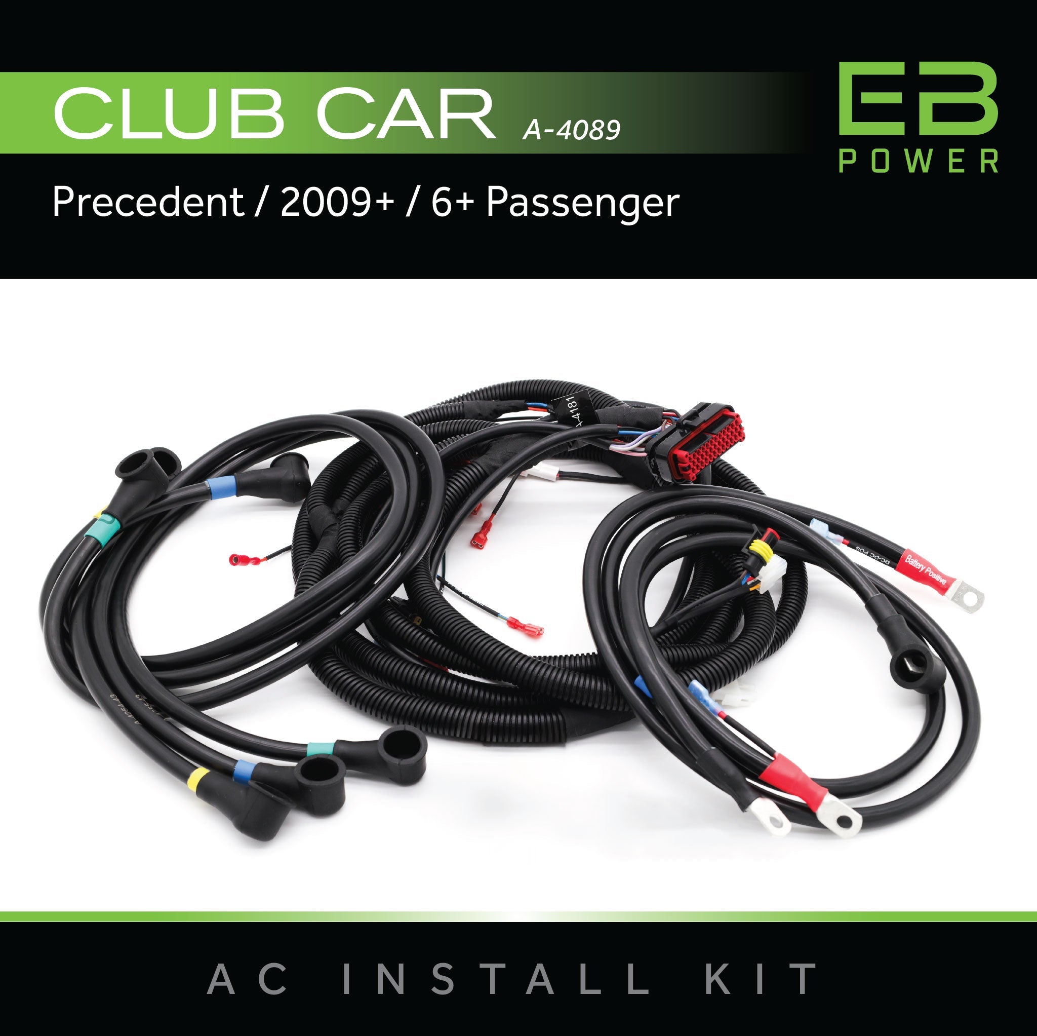 EB Power AC Kit / 450A + 5kW / Club Car Precedent / 2009+ / 6 Passenger