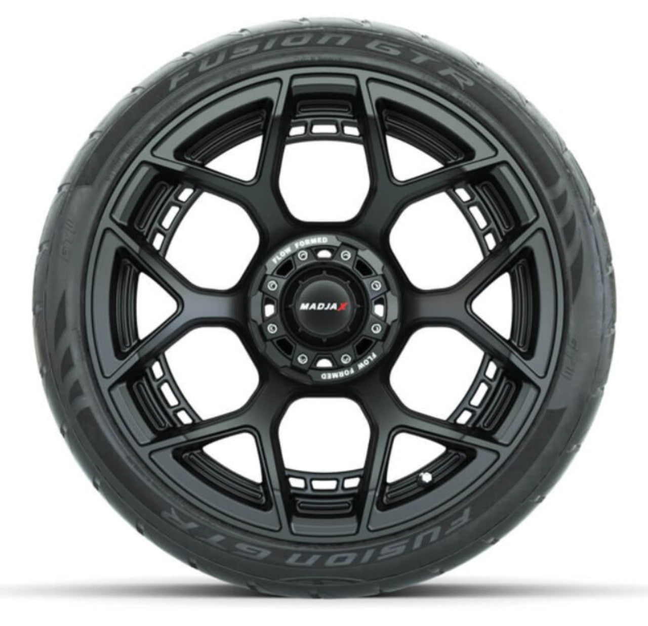 MadJax® 15" Flow Form Evolution Wheel and GTW Fusion GTR Street Tires Matte Black