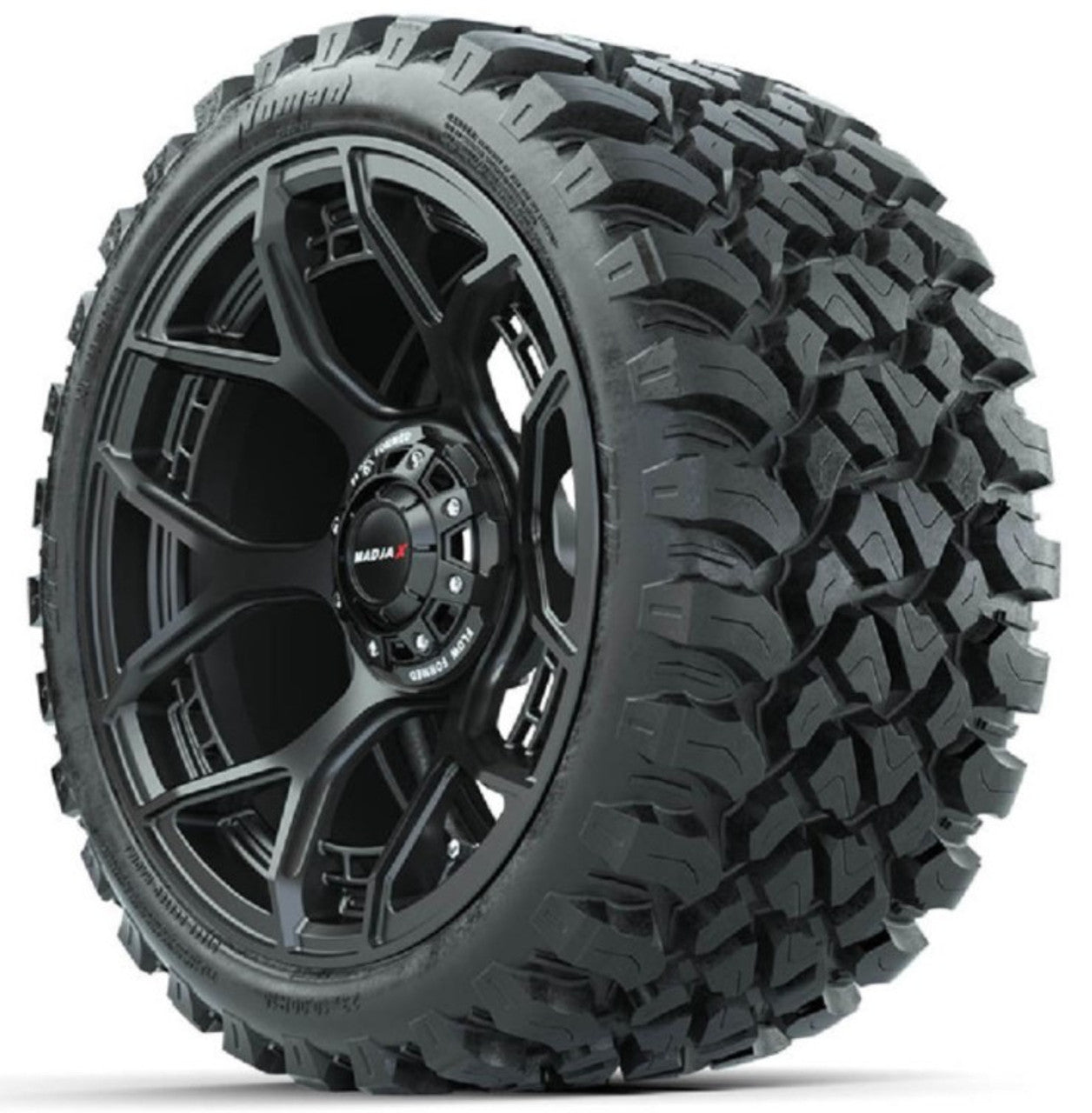 MadJax® 15" Flow Form Evolution Wheel and GTW Nomad Off Road Tires Matte Black