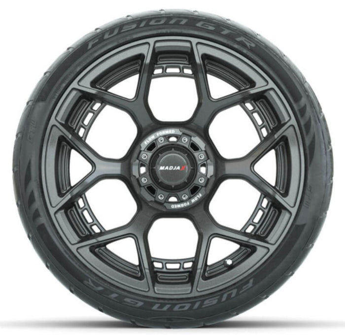 MadJax® 15" Flow Form Evolution Wheel and GTW Fusion GTR Street Tires Gunmetal