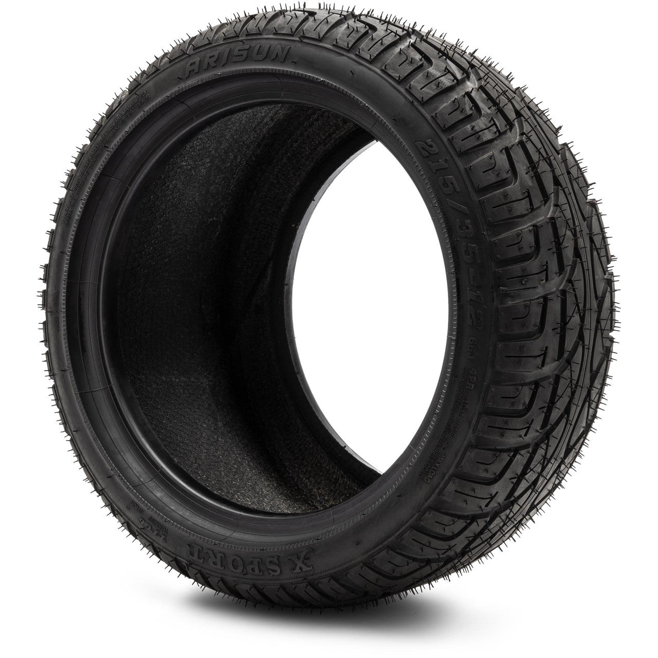 Arisun 215/35-12 "X-Sport" DOT Low Profile Street/Golf Tire (4-Ply)