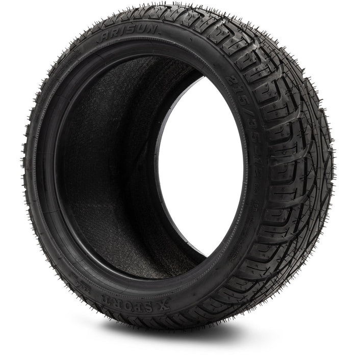 Arisun 215/35-12 "X-Sport" DOT Low Profile Street/Golf Tire (4-Ply)