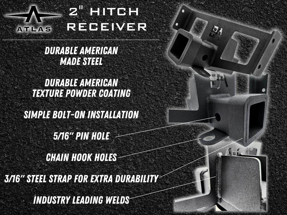 Atlas 2" Hitch Receiver