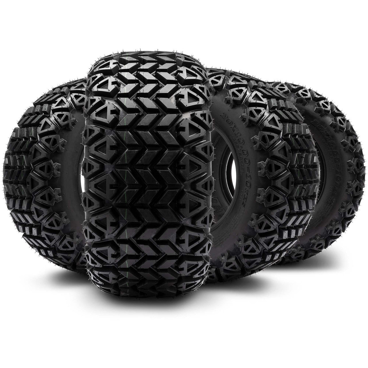 Arisun 20x10-10 DOT All-Terrain Golf Cart Tires Set of 4