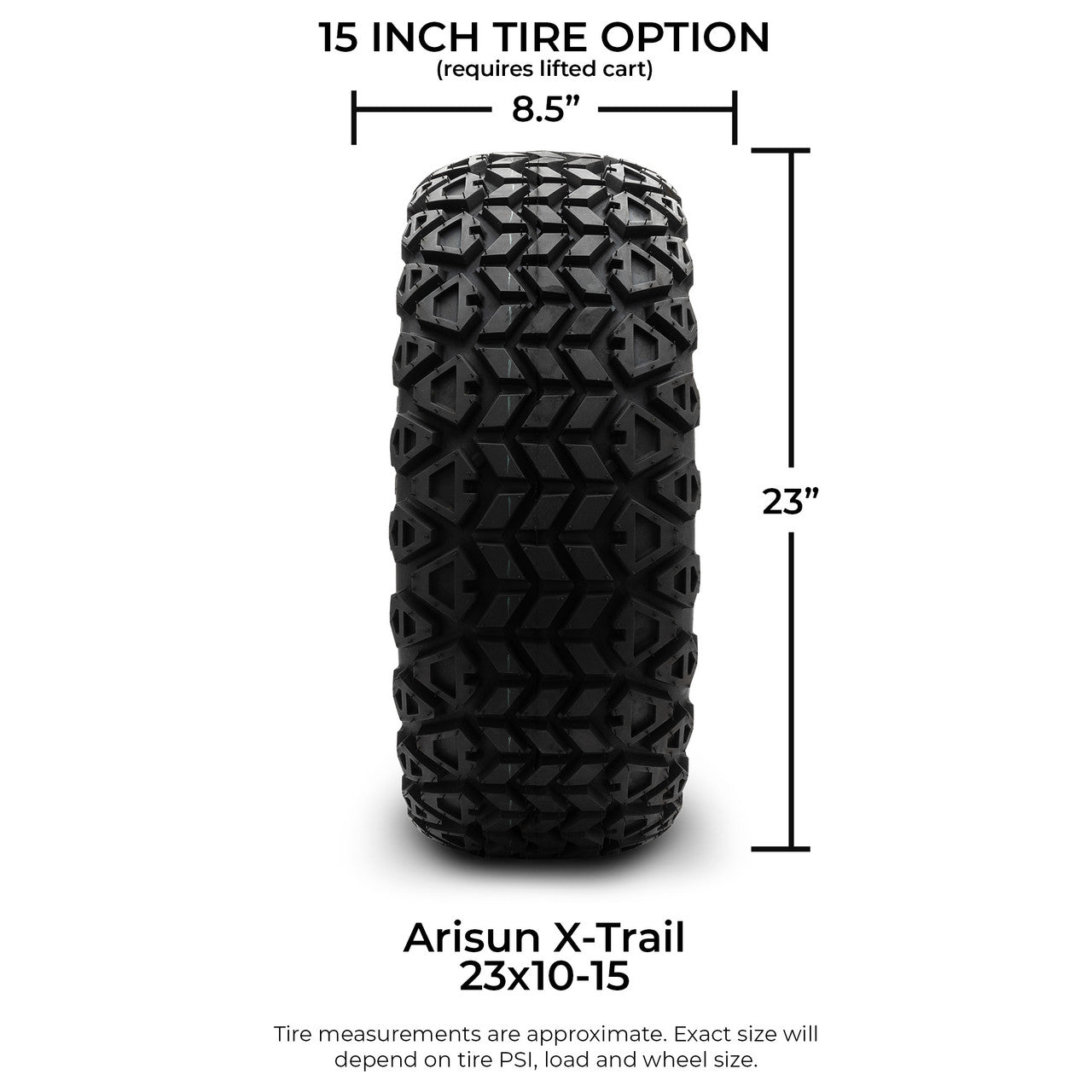 MODZ® 15" Chaos Machined Black - Lifted Tires and Wheels Combo