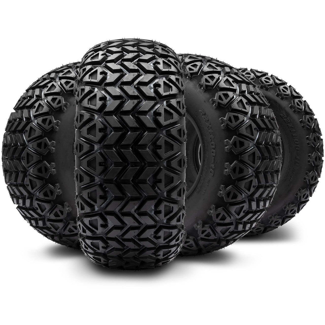 Arisun 22x11-10 X-Trail  All Terrain Golf Cart Tires Set of 4
