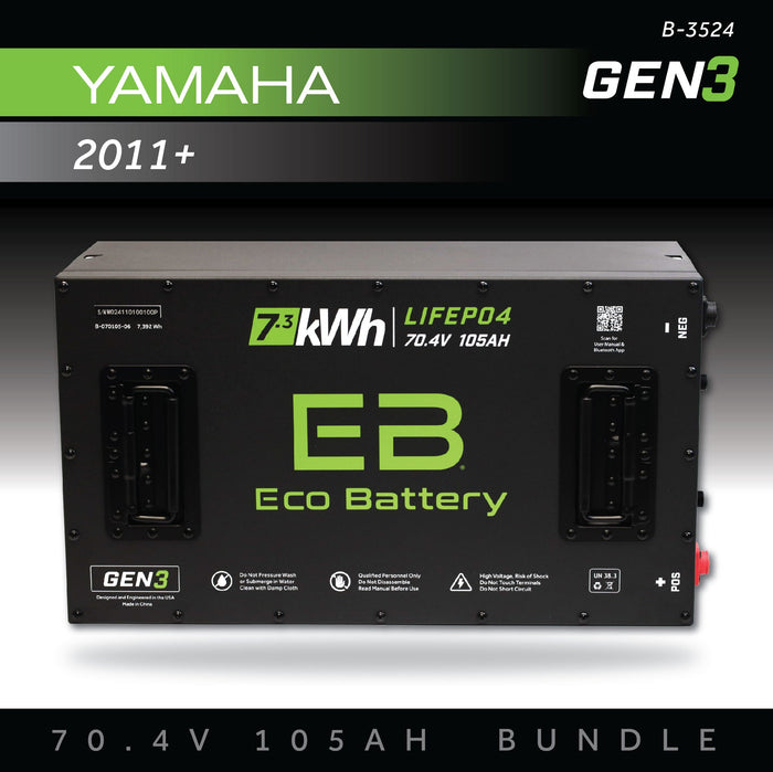 70V 105AH Battery Bundle / Yamaha Drive 1 & 2 / 2011+