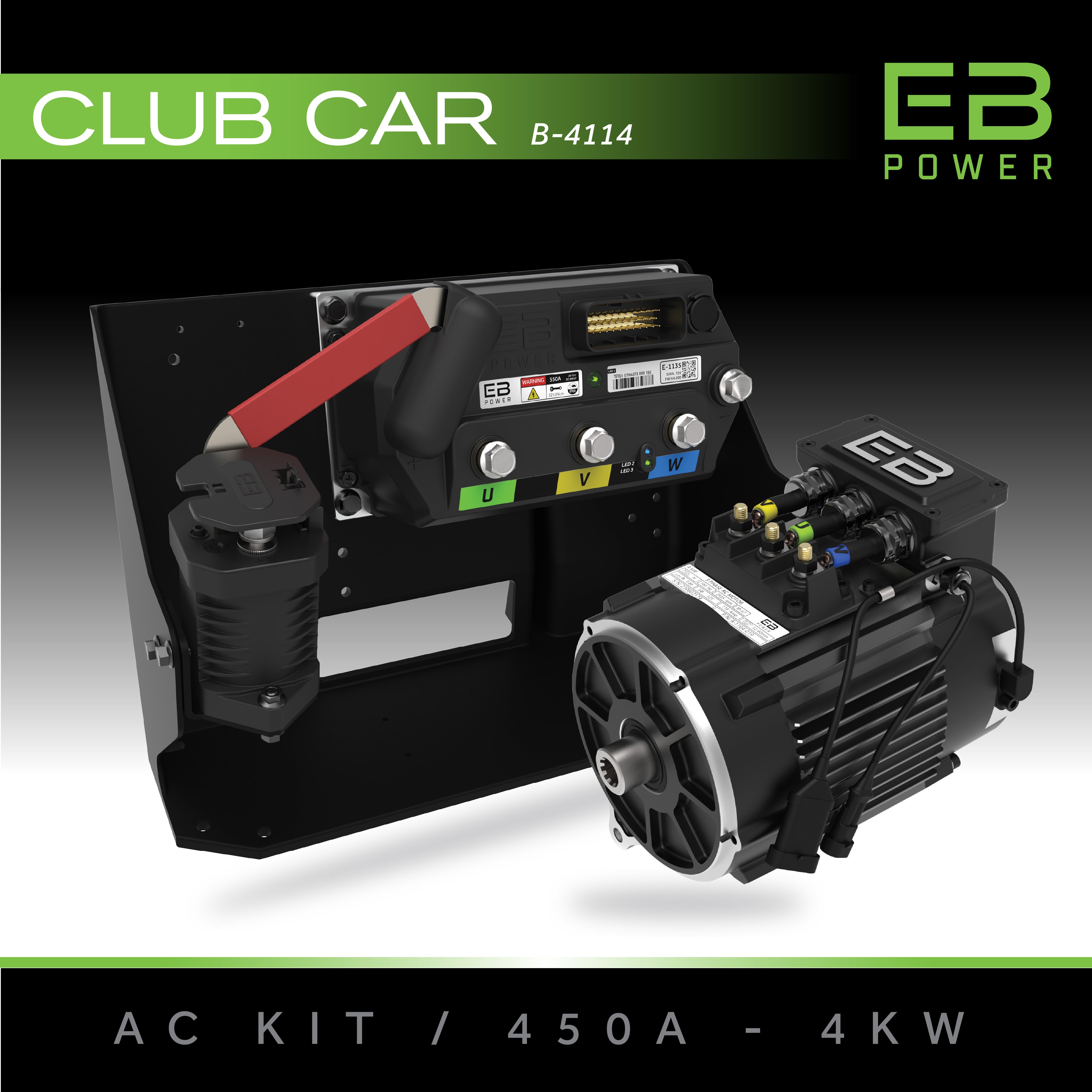 EB Power AC Kit / 450A + 4kW / Club Car DS