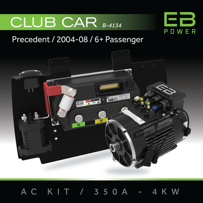 EB Power AC Kit / 350A + 4kW / Club Car Precedent / 2004-08 / 6+ Passenger